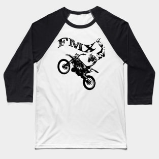 motocross Baseball T-Shirt